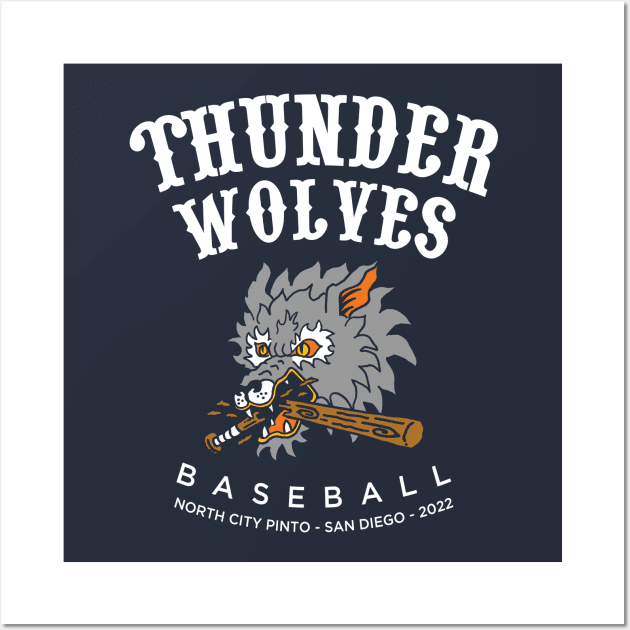 Thunder Wolves 2022 Coach Wall Art by Antlers and Engines